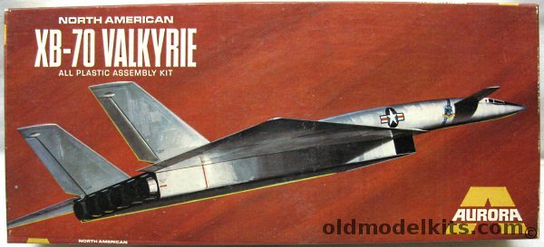 Aurora 1/105 North American XB-70 Valkyrie Bomber, 370-250 plastic model kit